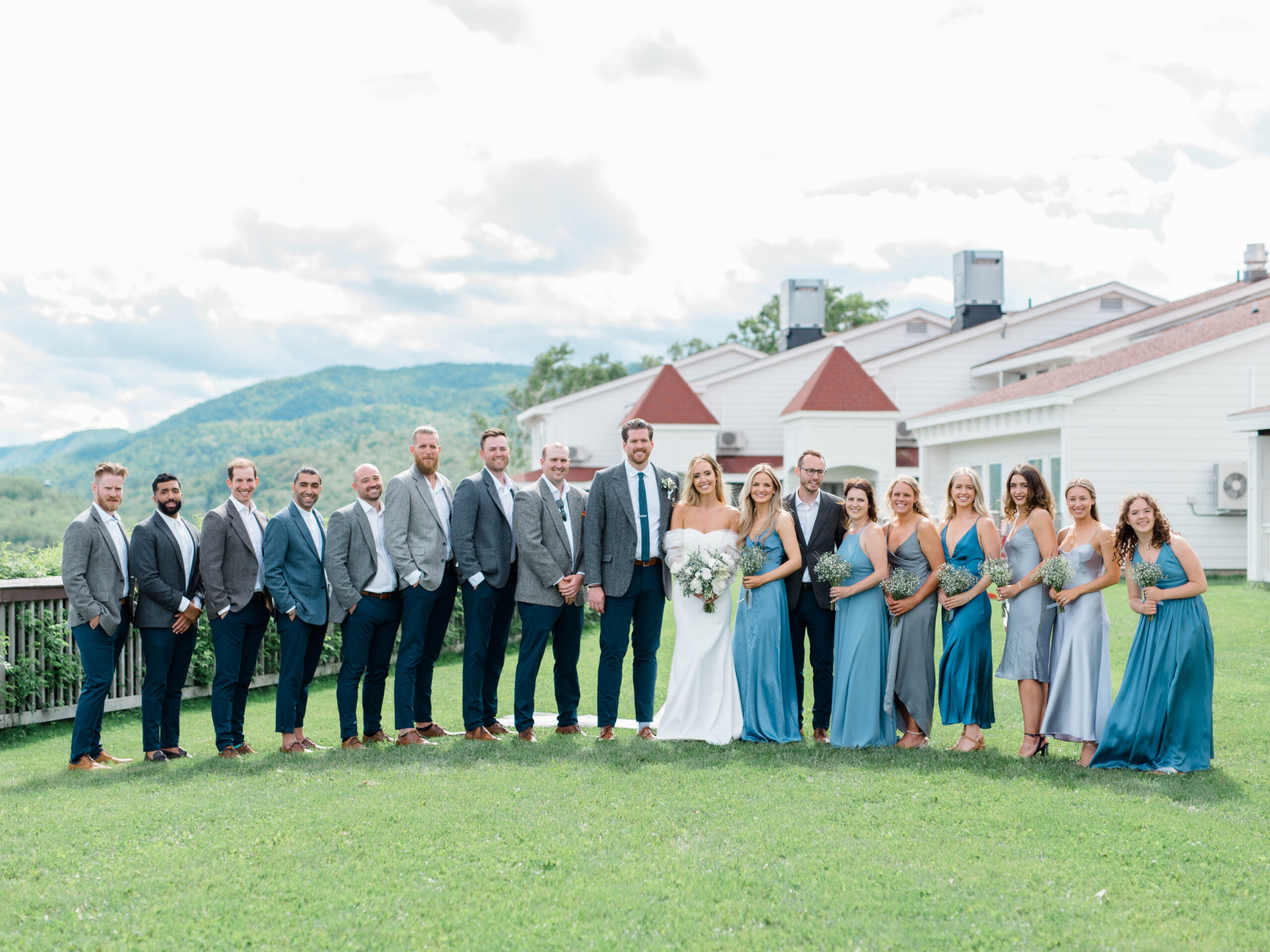 bridal party wedding photography 