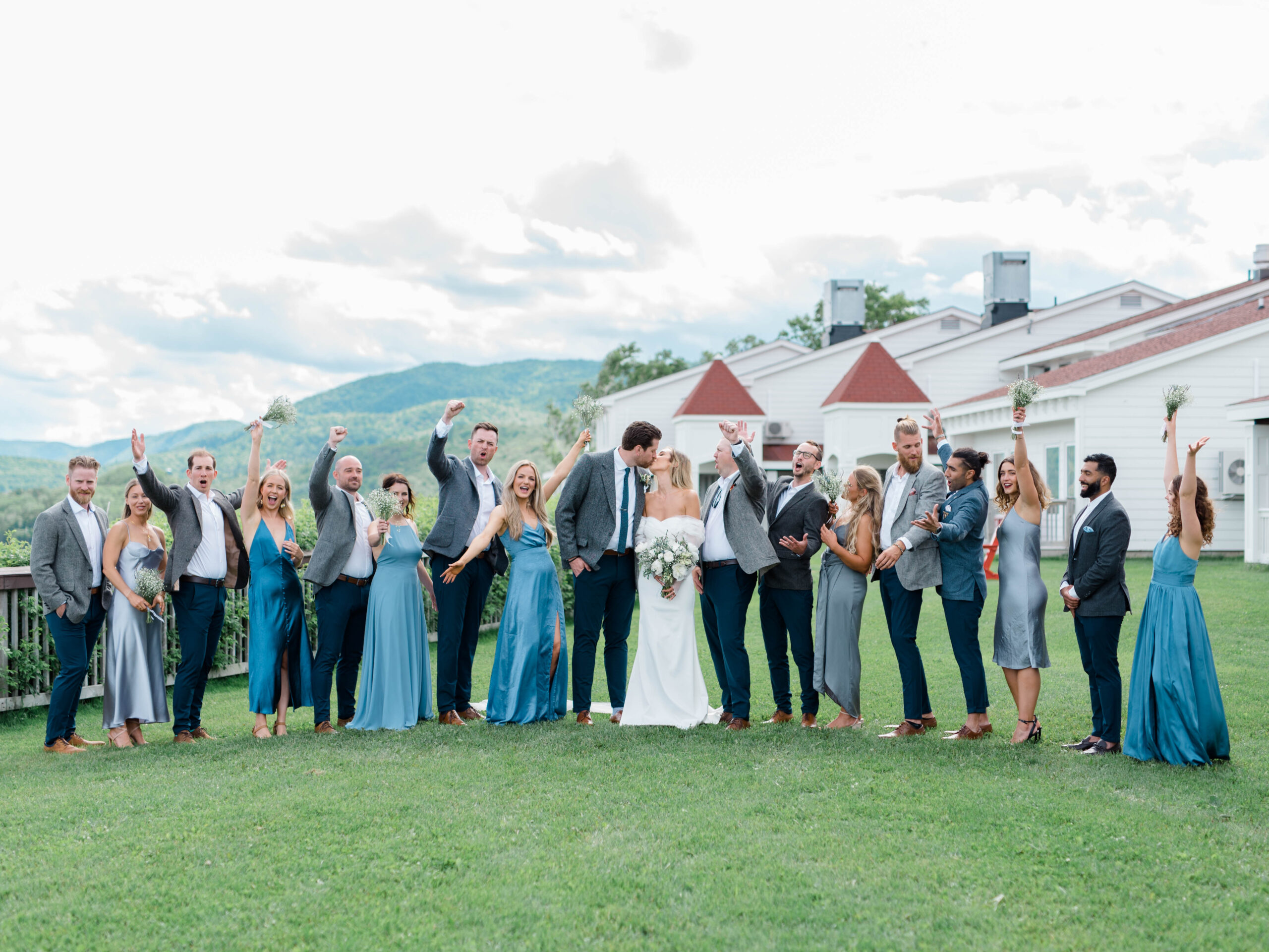 bridal party wedding photography 