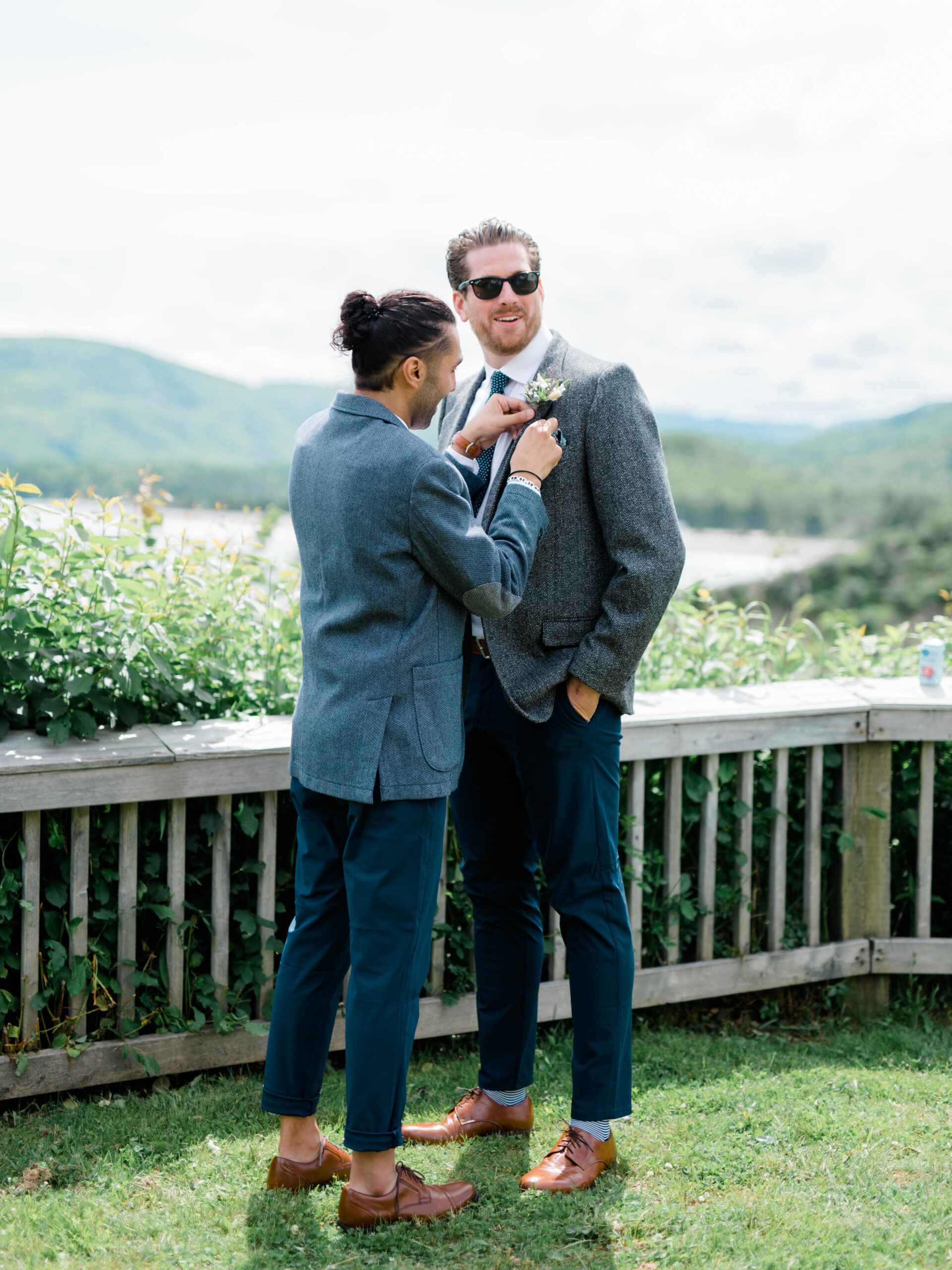 groom getting ready