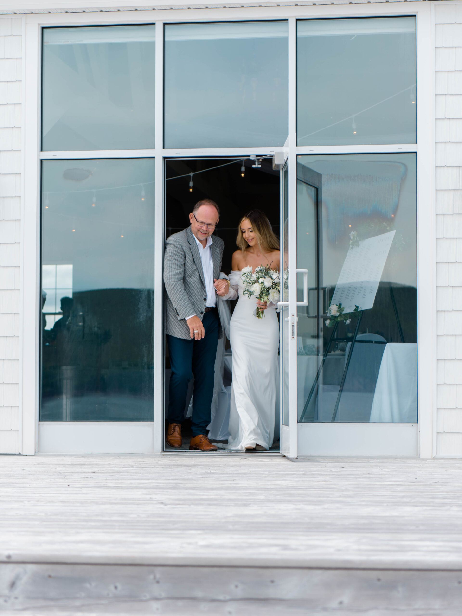 bride walking down aisle