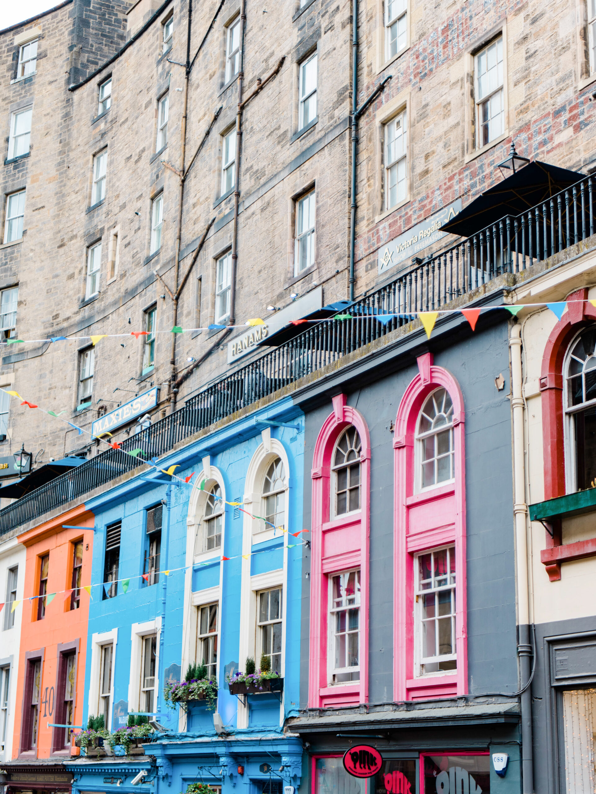 Inspiration for Diagon Alley - Victoria Street in Edinburgh.